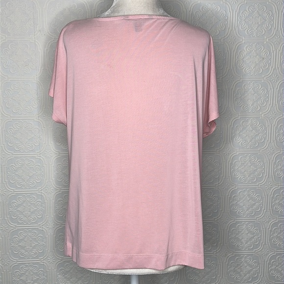 Banana Republic | Pink Cowl Neck Blouse with Capped Sleeves - Picture 3 of 7